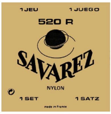 Encordoamento Savarez Nylon 520R - Tensão Alta