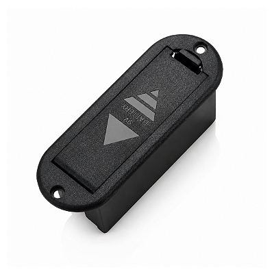 Caixa Compartimento Bateria 9 Volts Conector Baixo Guitarra