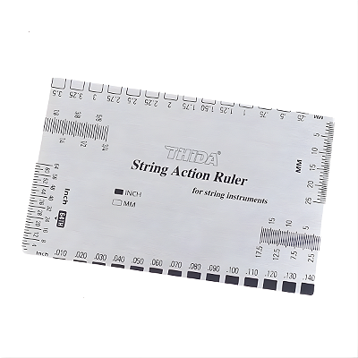 Régua De Ação Para Instrumentos De Cordas Em Aço Inoxidável
