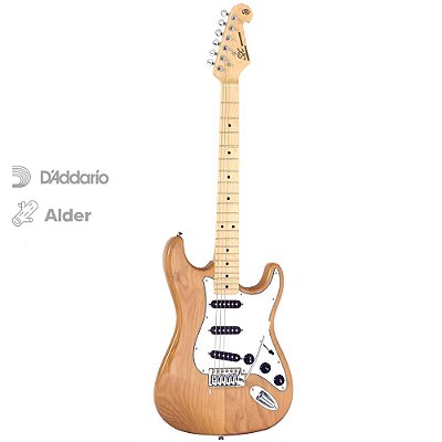 Guitarra Elétrica Stratocaster Sx SSTALDER Natural Alder Series