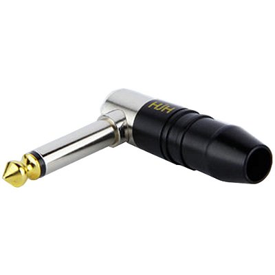 Plug Mono P10 Em L 90° HJH Com Ponta Banhada A Ouro HJ3129