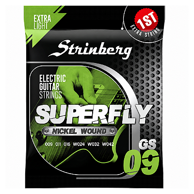 Jogo De Cordas Para Guitarra Strinberg 009 Gs09