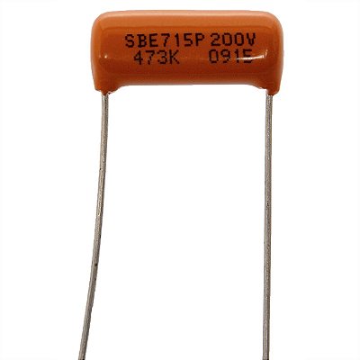 Capacitor Sprague Orange Drop 0.047uf 200v Single Coil USA