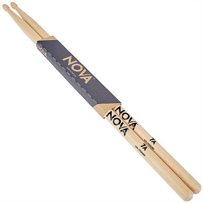 Par De Baquetas 7A Ponta De Madeira Nova Vic Firth Hickory