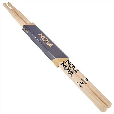 Par De Baquetas 2B Ponta De Madeira Nova Vic Firth Hickory