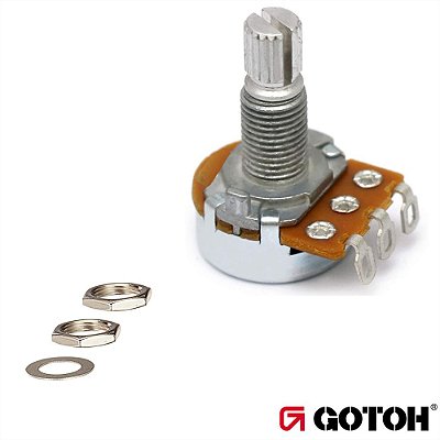 Potenciometro Alta Qualidade Gotoh Eixo Longo T16-18 A500k