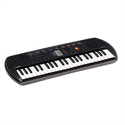 Teclado Musical Infantil Mini 44 Teclas Casio SA-77 Cinza