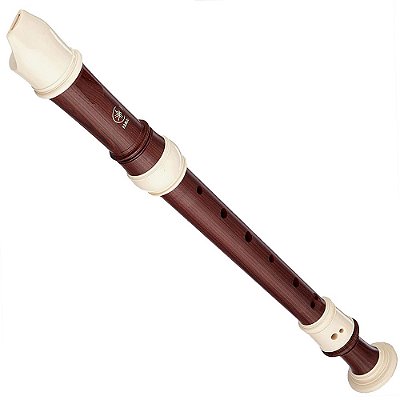 Flauta Doce Soprano Barroca Yamaha YRS-312BIII Com Capa