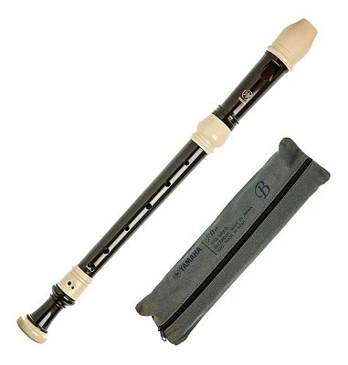 Flauta Doce Contralto Barroca Yamaha YRA-38BIII Com Capa