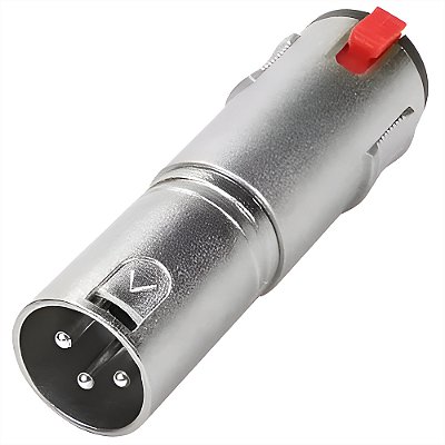 Plug Adaptador P10 Para XLR Canon Macho Estereo Com Trava