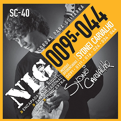 Jogo De Cordas Para Guitarra Nig 009,5 Signature Sydnei Carvalho