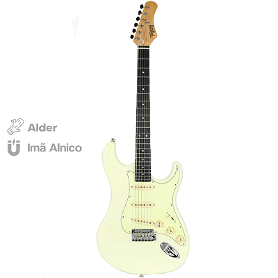 Guitarra Stratocaster Tagima T-635 Olympic White Classic Series