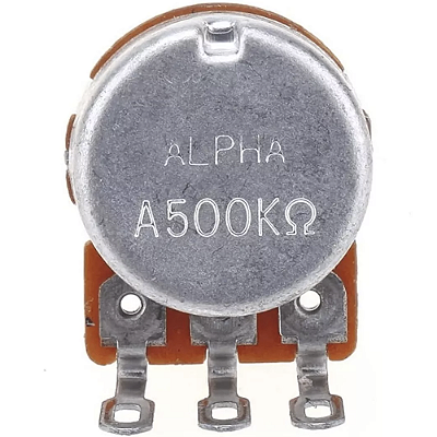 Potenciômetro Alpha Base Pequena Eixo Longo A500K