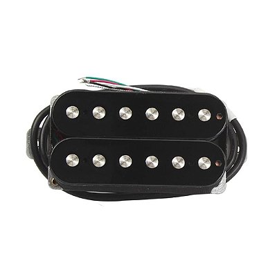 Captador Para Guitarra Humbucker Preto Ponte Alto Ganho