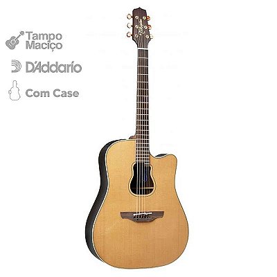 Violão Profissional Elétrico Takamine Sólido GB7C-NS + Case