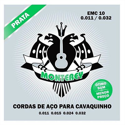Jogo De Cordas Monterey By Solez Para Cavaquinho Cavaco