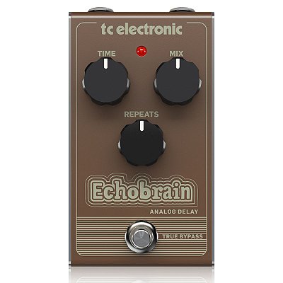 Pedal De Efeito Delay Vintage TC Electronic Para Guitarra Echobrain
