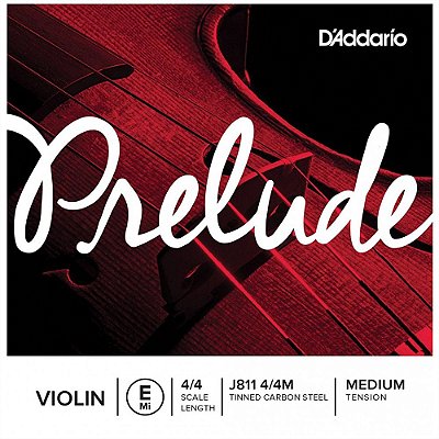 Corda Encordoamento Avulsa Daddario Prelude MI (E) Para Violino 4/4
