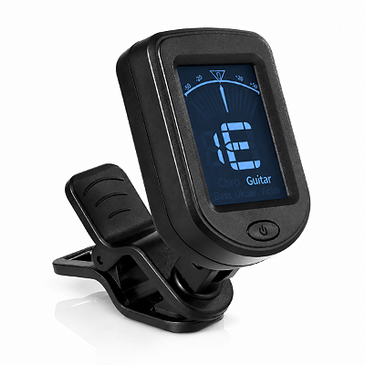 Afinador Digital Cromatico 360° Para Violão Baixo Violino