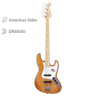 Contra Baixo Jazz Bass 4 Cordas Sx SJBALDER Alder Series Natural