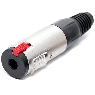 Conector Extensor Fêmea Linha Santo Angelo P10 Para Montagem De Cabo