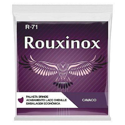 Jogo De Cordas Rouxinox R-71 Cavaquinho Com Laço Chenille
