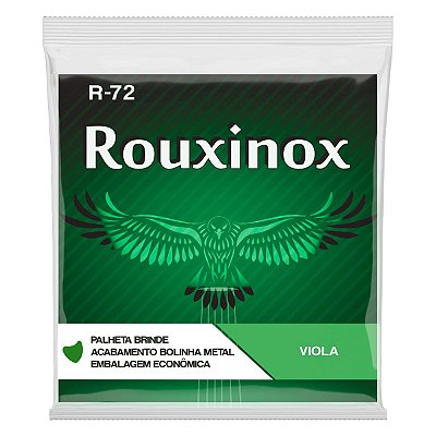 Jogo De Cordas Rouxinox Para Viola Caipira R-72 Linha Econômica Rouxinol