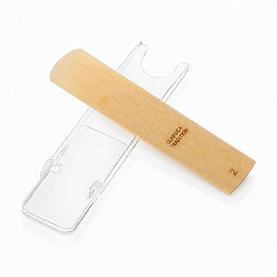 Palheta De Bambu Para Saxofone Alto Avulsa N2.0 Com Case