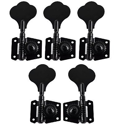 Tarraxas Pretas Para Contra Baixo Jazz Bass 5 Cordas 4x1