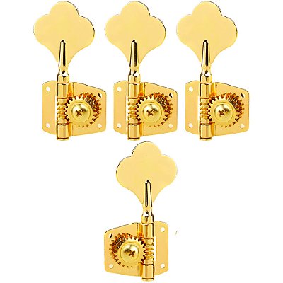 Tarraxas Douradas Para Contra Baixo Jazz Bass 4 Cordas 3x1