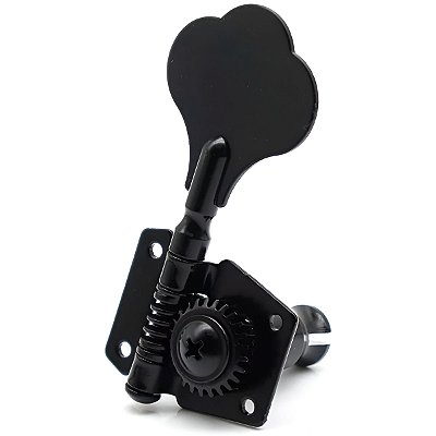 Tarraxa Avulsa Jazz Bass Preta Para Contra Baixo Lado Direito