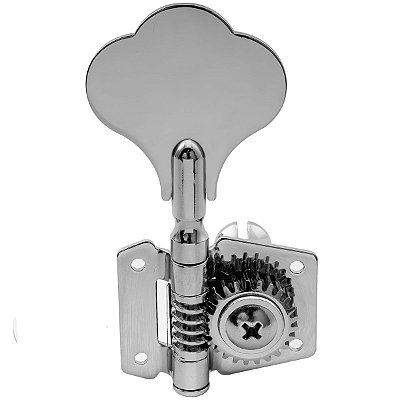 Tarraxa Avulsa Jazz Bass Cromado Para Contra Baixo Lado Direito