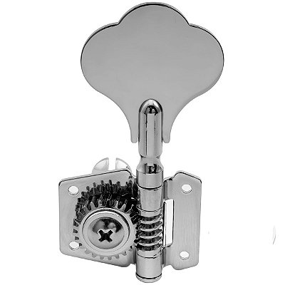 Tarraxa Avulsa Jazz Bass Cromado Para Contra Baixo Lado Esquerdo