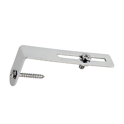Suporte Braçadeira Para Escudo Les Paul Semi-Acustica Aço Cromado