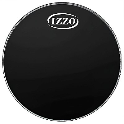 Pele Leitosa Preta 6" Batedeira Izzo Para Tamborim