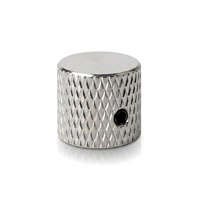 Knob Flat Top Cromado para Potenciômetros CTS 6,4mm Guitarra Baixo