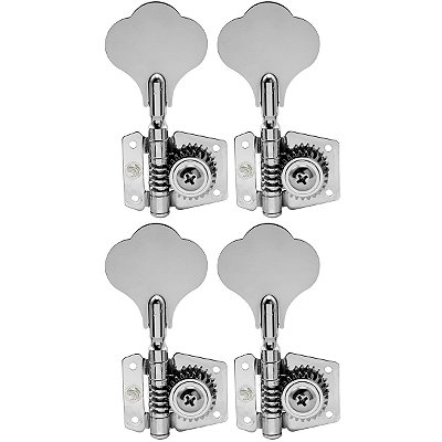 Tarraxas Cromadas Thida Para Contra Baixo Jazz Bass 4 Cordas Em Linha