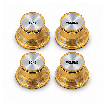 Knob Para Guitarra Les Paul Botões Tone e Volume Dourado