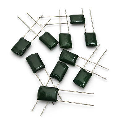 10 Capacitores Poliéster 0.068UF Para Single Coil Guitarra Baixo 2A683J