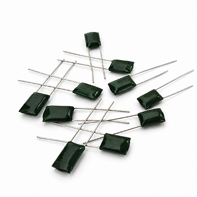 10 Capacitores Poliéster 0.022UF Para Guitarra Baixo Humbuckers 2A223J