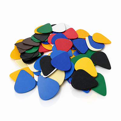 Kit Com 100 Palhetas Em Nylon Sortidas - 46mm / 71mm / 96mm