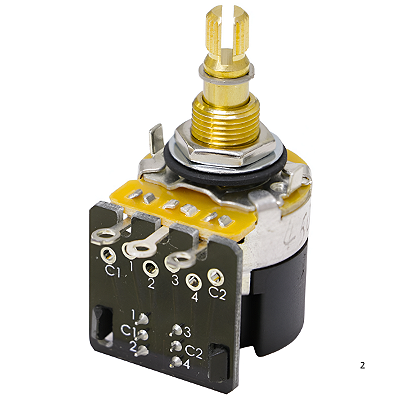 Chave Split Potenciômetro Push Pull CTS A500K Logarítmico