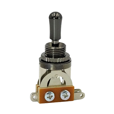 Chave Seletora Gotoh 3 Posições Preta Para Guitarra Les Paul