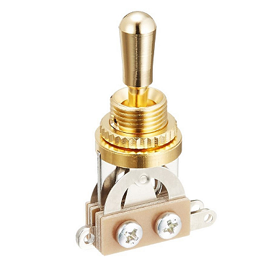 Chave Seletora Gotoh 3 Posições Dourada Para Guitarra Les Paul