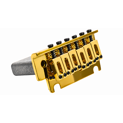 Ponte 2 Pivôs Thida Big Block Tremolo Dourada Para Guitarra Stratocaster