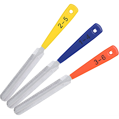 Kit Com 3 Limas Para Nut Pestana Ferramenta E Ajustes