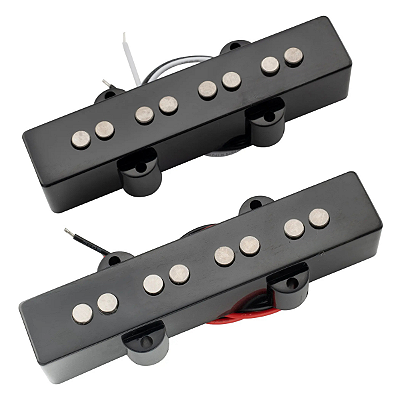 Captador Single Coil Thida Para Baixo Jazz Bass 4 Cordas Cerâmico Braço e Ponte