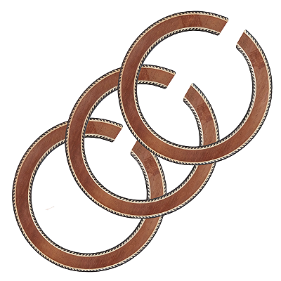 Roseta Mosaico em Madeira Para Violão Clássico e Viola - Ideal para Tampos Cedro e Mogno