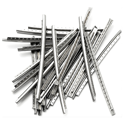 Kit Com 24 Trastes Cortados em Nickel Silver 18% Para Violão, Guitarra e Baixo 60mm