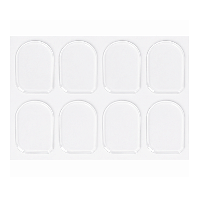 Kit com 08 Protetores Adesivos De Silicone Para Clarinete e Sax Soprano
